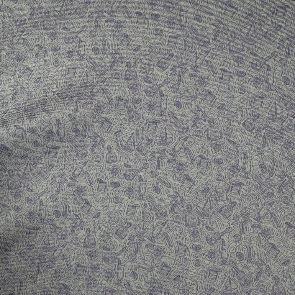 Peter Millar Summer Comfort Men's XL Purple/White Print Stretch Golf Polo Logo